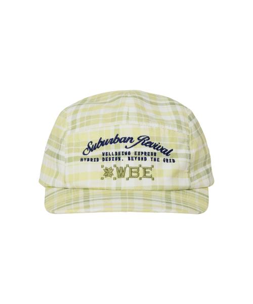 Vintage Cotton Camp Cap Check