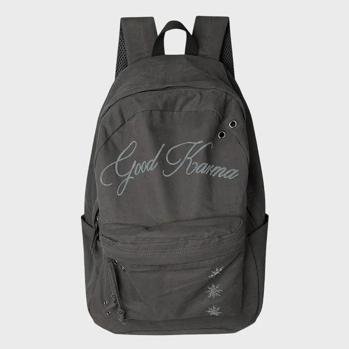 Karma Vintage Backpack Charcoal