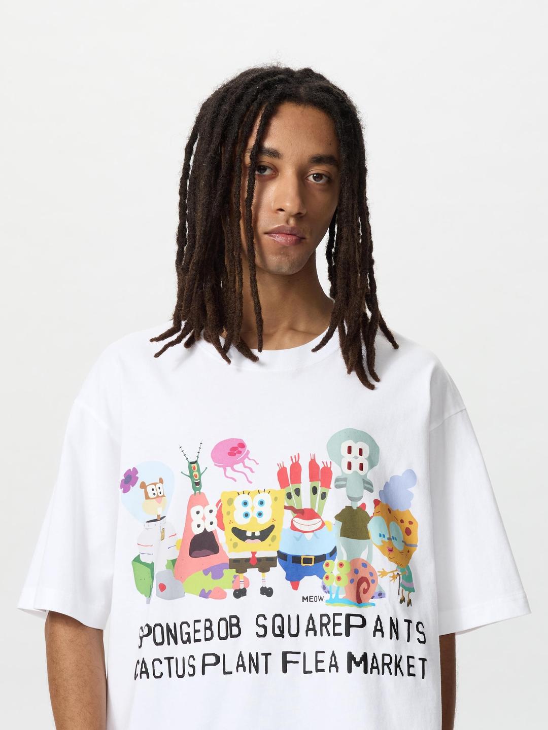 Cactus x SpongeBob UT(그래픽T·반팔)A