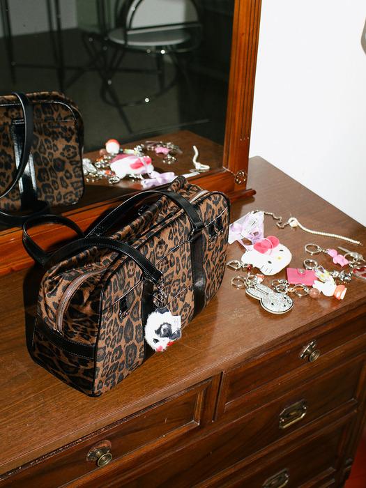 LEATHER COMBIE SCHOOL BAG_LEOPARD