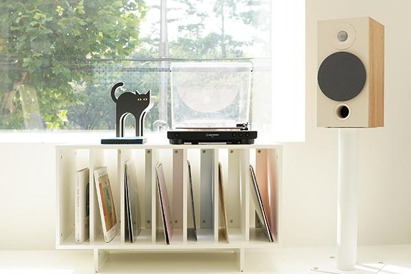 펜슬하우스 레코드 미드센추리모던 매거진렉 선반 1단 LP 수납장_3colors