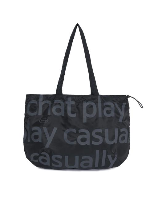 CPC TYPO LAYOUT TOTE BAG (BLACK)