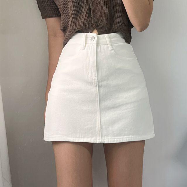 (A라인 완벽핏!/3color) 데일리 심플 미니 스커트 치마_지읒이응_2