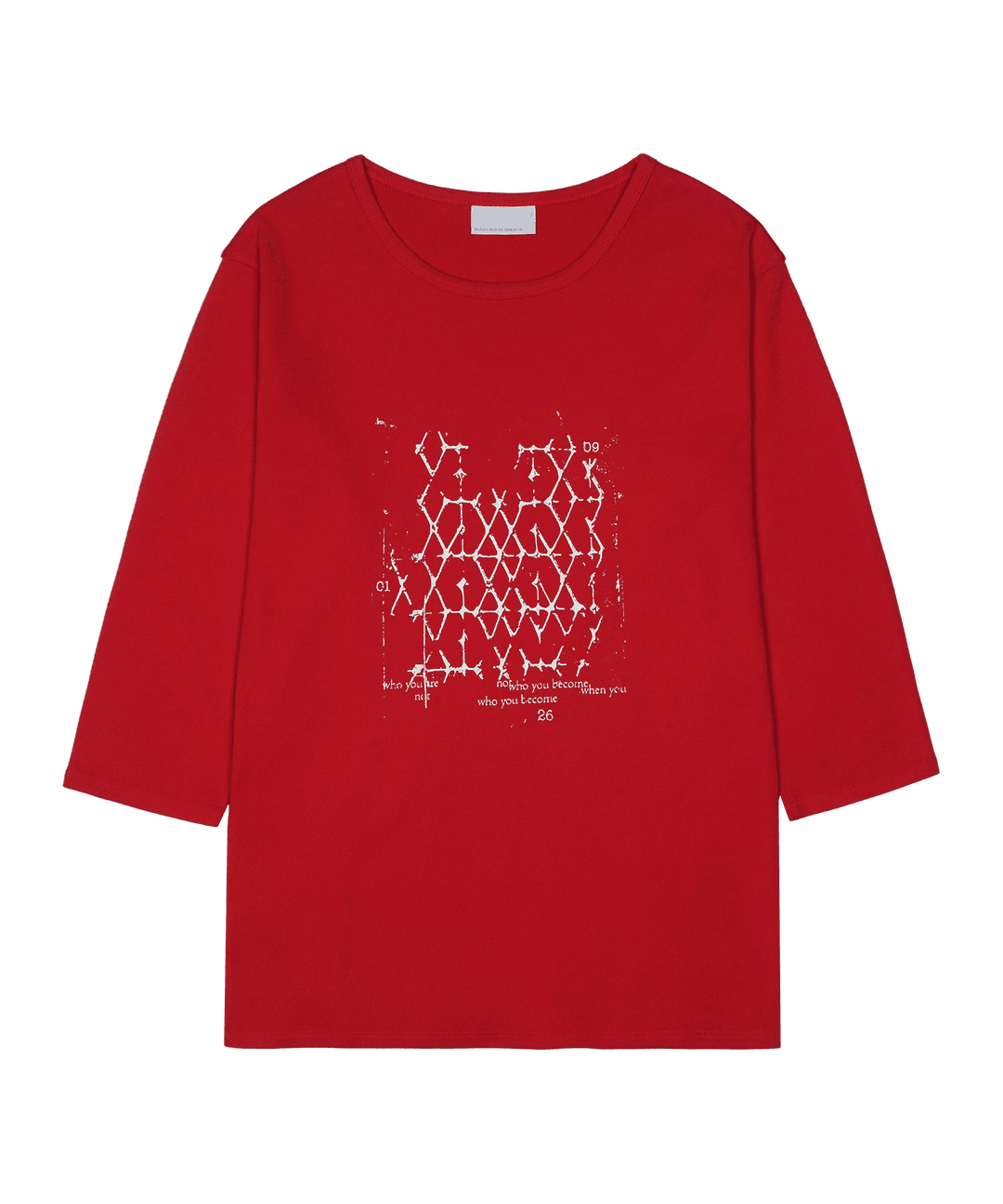 LATTICE T-SHIRT [RED]
