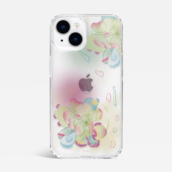 captured sculpture - dressed plants 2 drawing 젤리 하드 케이스