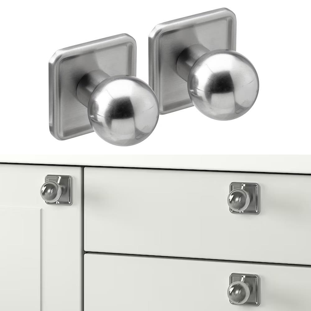 이케아 가구 손잡이 1구 문고리 스테인리스 25mm 2p 주방 싱크대 서랍장 장농 쇠르뷘