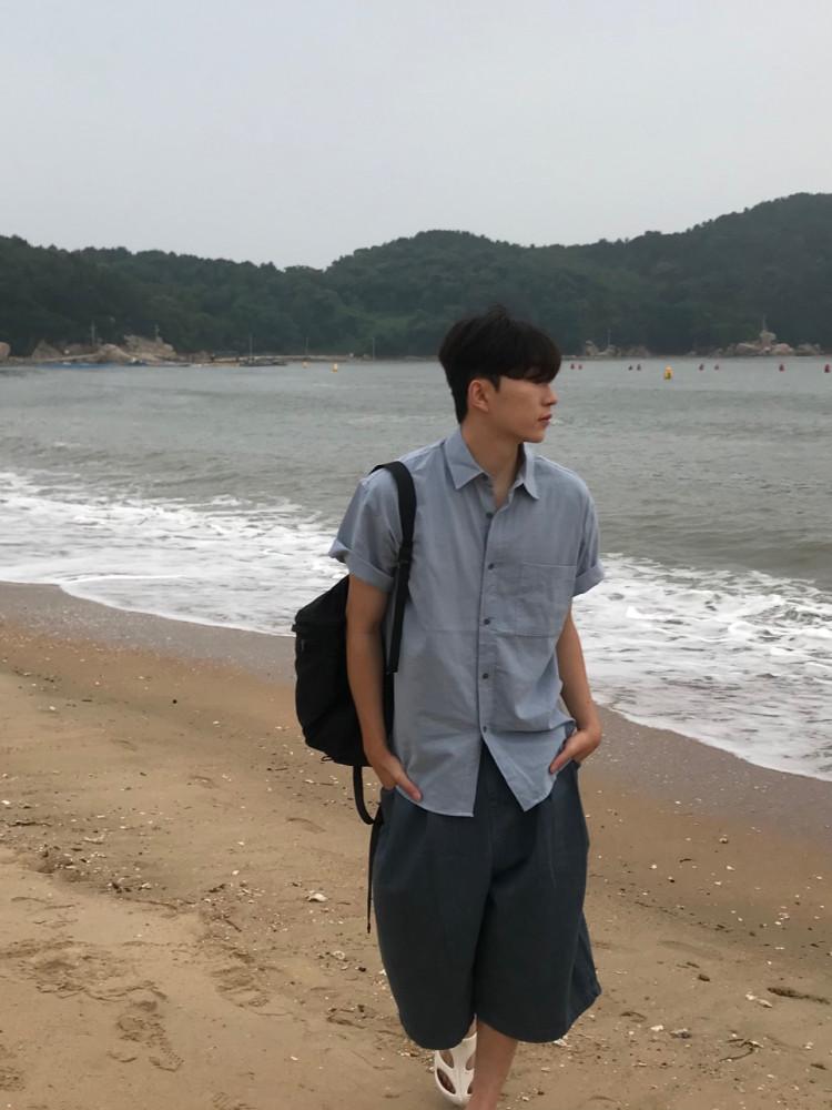 (기획특가) Oss Linen Half Shirts 8C - 오스 린넨 하프 셔츠