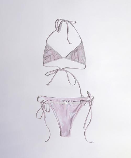 Camo Reversible Microkini Pink