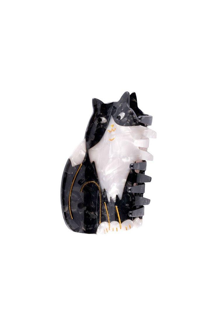 [COUCOU SUZETTE] 쿠쿠수제뜨_Black & White Cat 헤어 집게핀