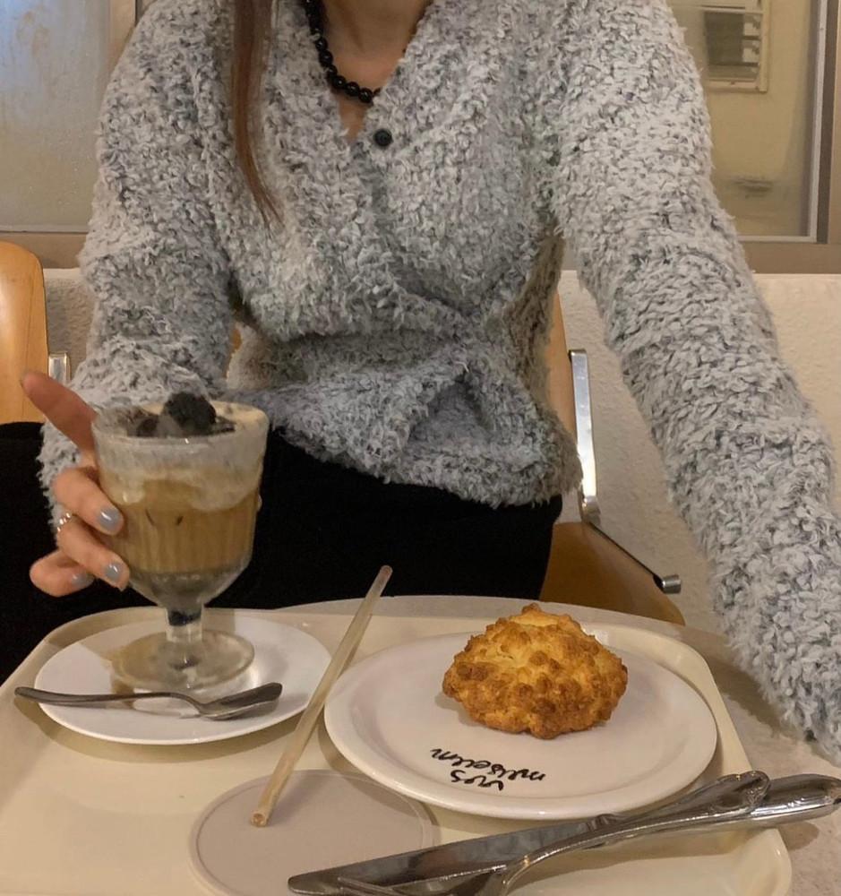 투웨이 랩 니트 가디건