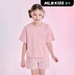 (공식) 25SS 베이직 여아 스몰로고 크롭 티셔츠 NY (Mg.Pink) 7FTSB0553-50PKM