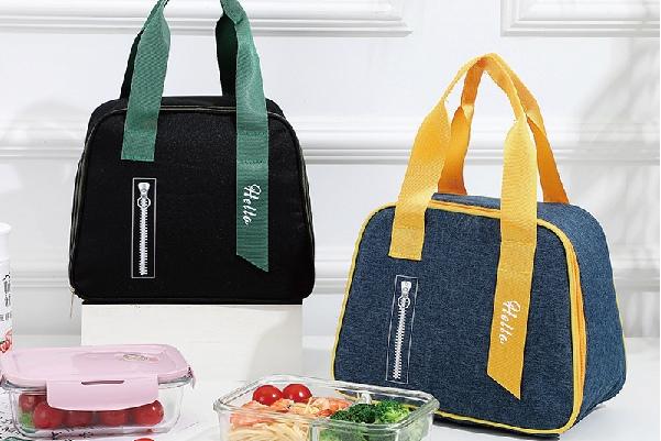 도시락 가방 옥스퍼드 런치백 4color