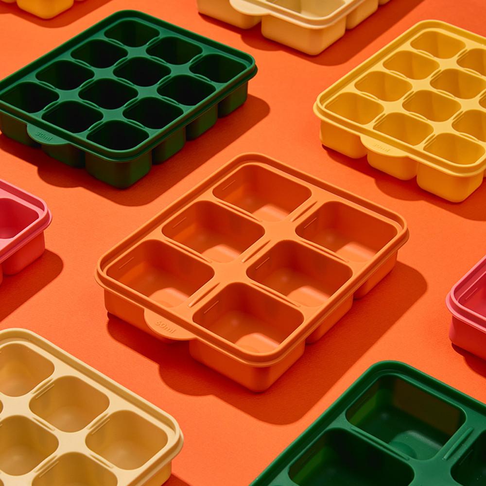 잼먹 이유식큐브 토핑 이유식 준비물 SET (6구+12구) [원산지:국산]