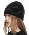 ABSTRACT BEANIE (UNISEX) BLACK