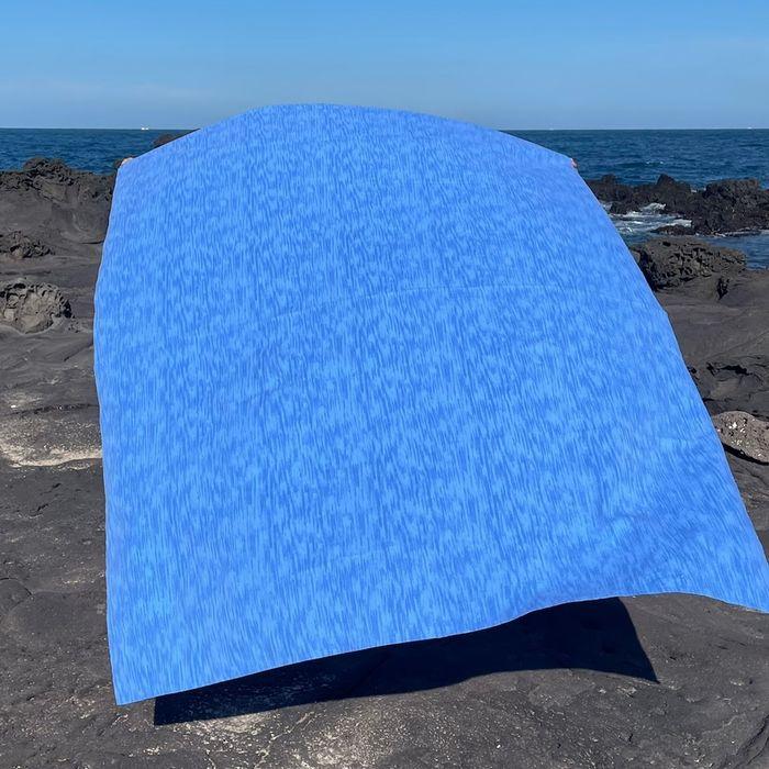코튼 블랭킷 비치매트 Cotton blanket_ sea