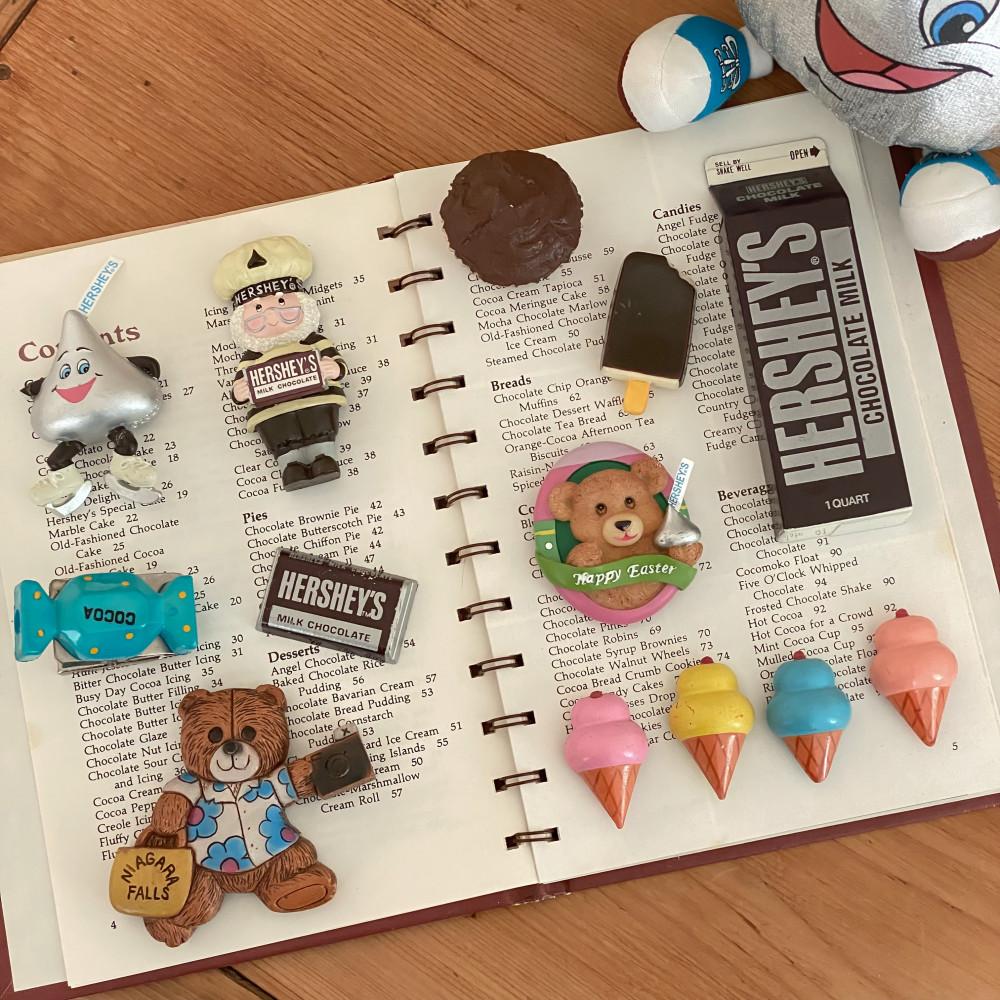 오리지널 미국 빈티지 마그넷 - 허쉬 초콜릿 자석