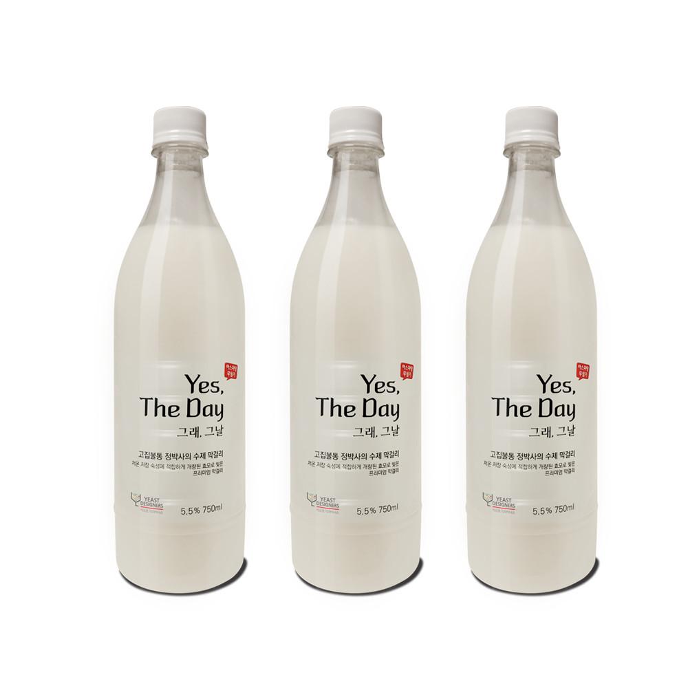 이스트디자이너스 그래그날 750ml 3병 경기도 생막걸리