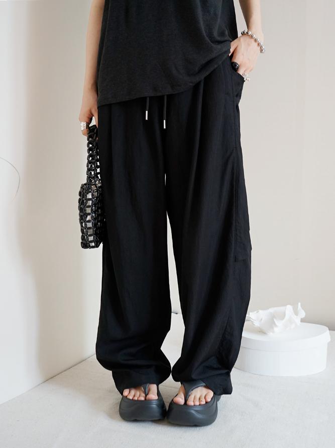 (2color)Curve section pants