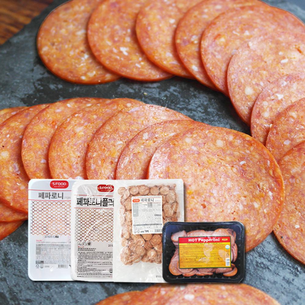 [이제이푸드스토리] 페퍼로니 피자토핑 쿡 핫 미니 에쓰푸드 선택구매