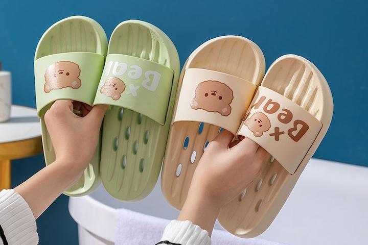 귀여운 곰돌이 욕실 슬리퍼 7colors