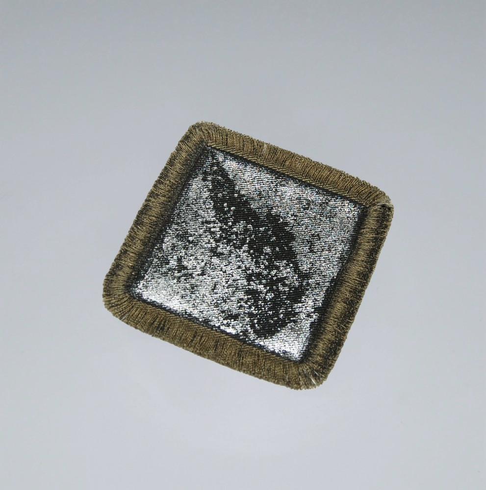 [시스퓨엘] Metallic Silver Denim Coaster (black) 티코스터