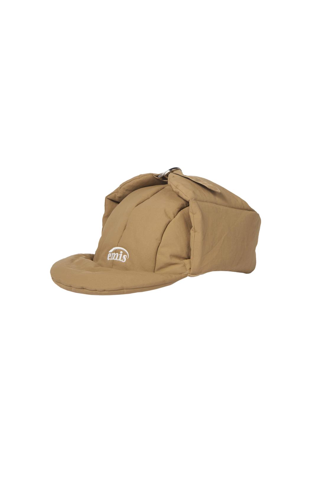 PADDED EARFLAP CAP-BROWN