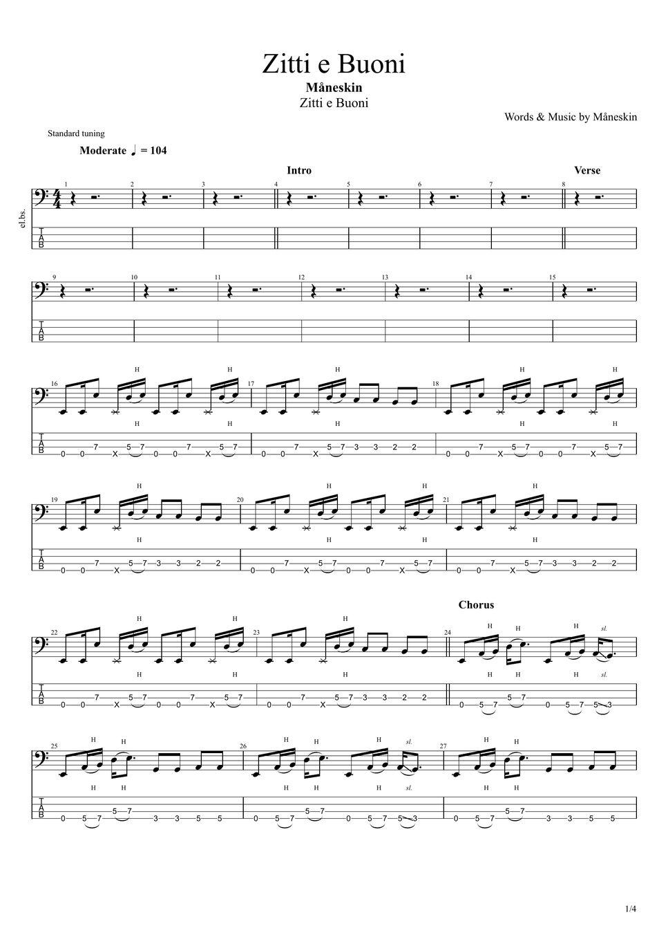 Maneskin - Zitti e buoni by PDB