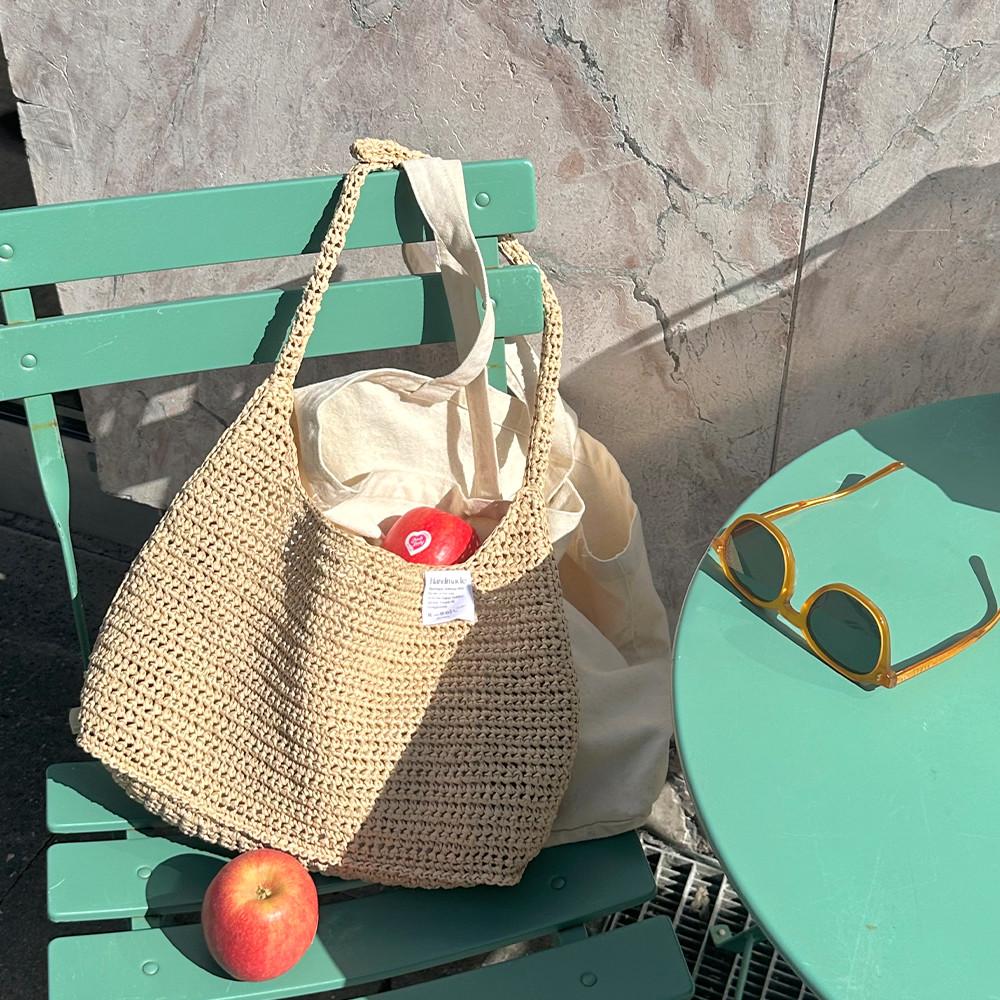 DIY키트 에센스 호보백 코바늘 가방뜨기 빅백 모아나실 쇼퍼백 크로스백 패키지 손뜨개 뜰안 뜨개공방