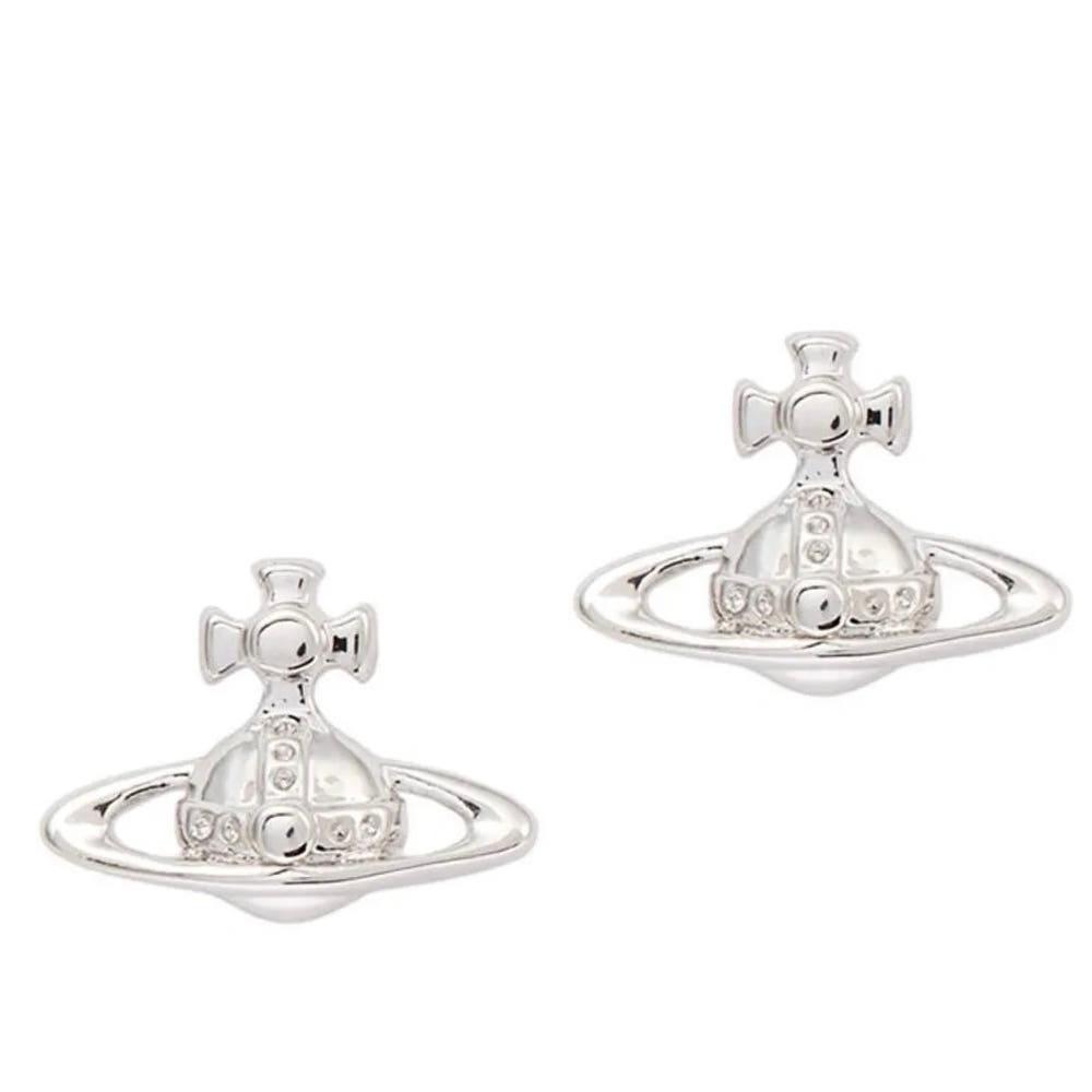 비비안웨스트우드 로렐라이 스터드 귀걸이 실버 로렐레이