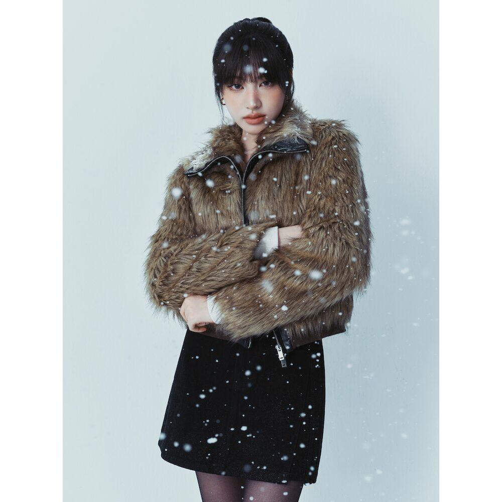 에잇세컨즈 와일드 블루종  옐로이시 브라운 (165Y3VAY1B)