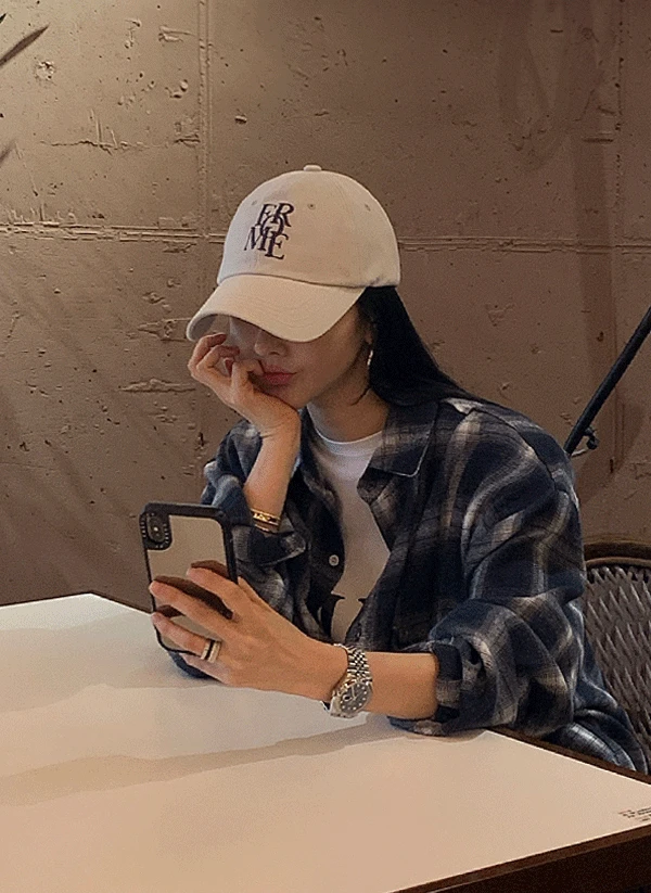 포어 레터링 볼캡