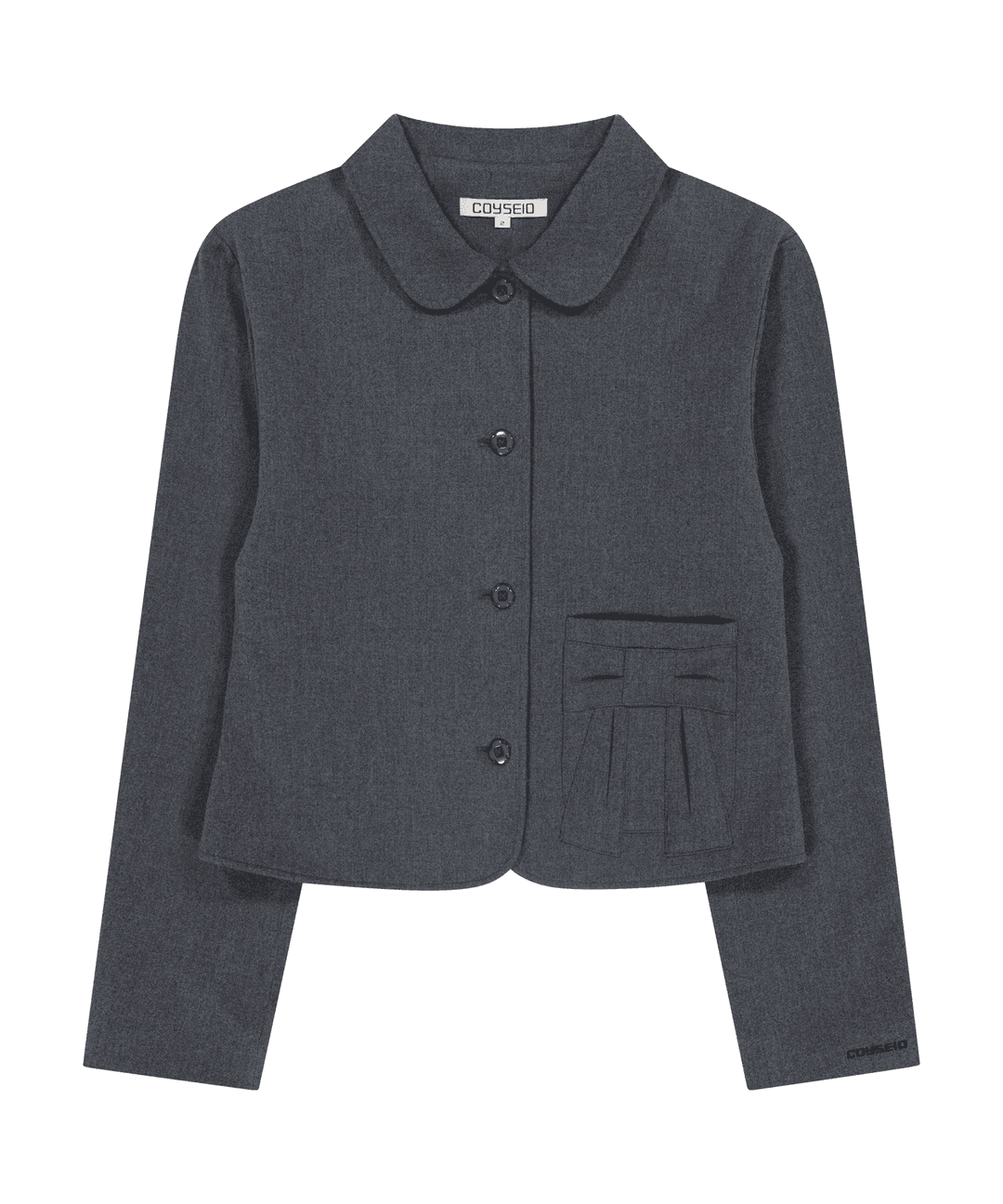 RIBBON JACKET GREY