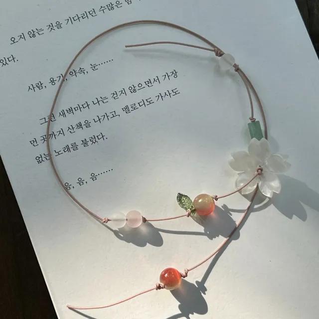 [handmade] 가을 사과꽃 끈갈피, 책갈피, 끈책갈피, 북마크