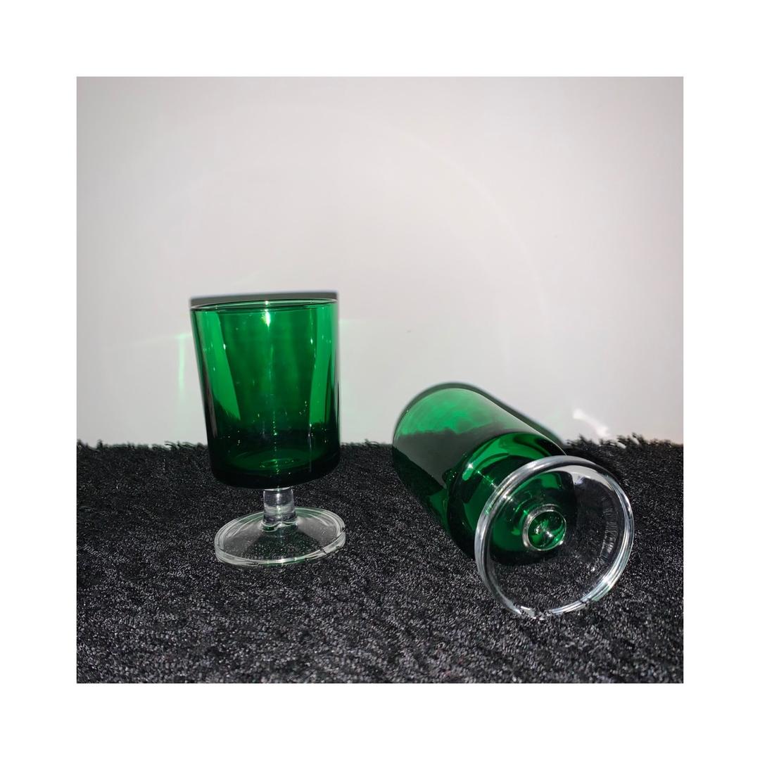 Emerald Green vintage glass