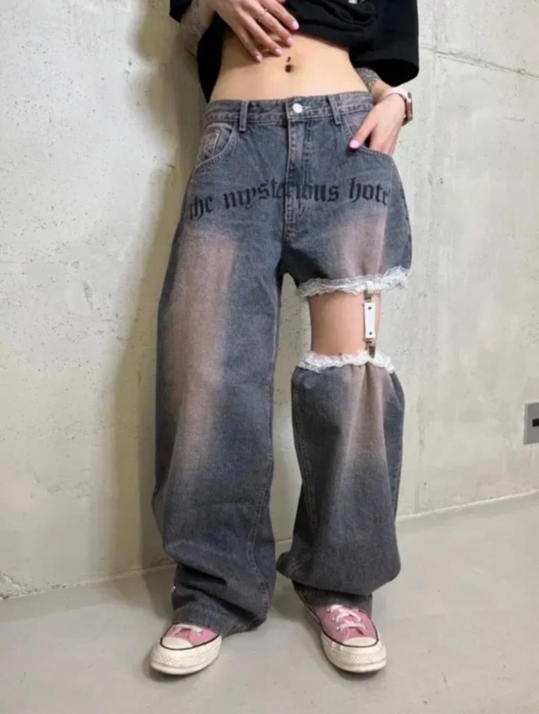 더미스테리어스호텔 핑크데님가터벨트 | 후루츠패밀리