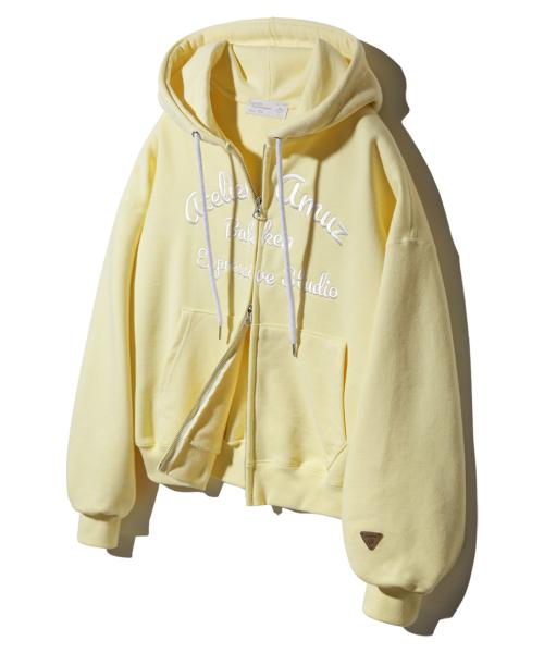 Atelier Amuz 후드 집업 BK79892_옐로우