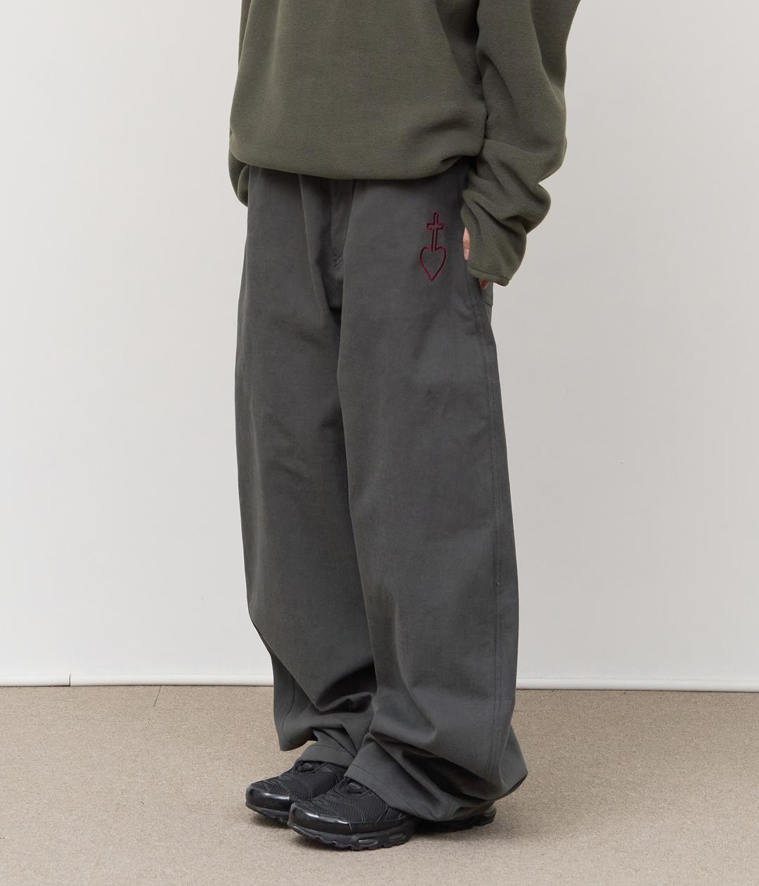 Heart Stud Wide Pants (2color)