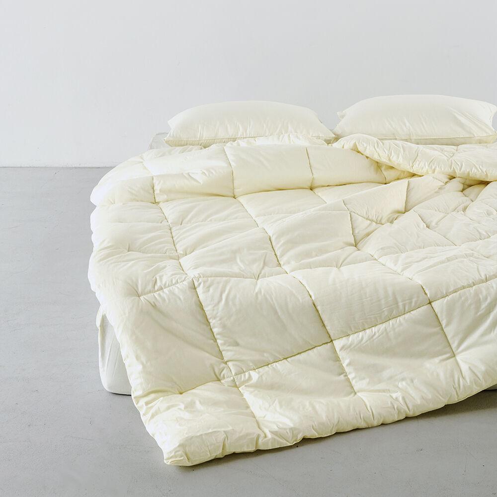 베이직 솔리드 크림 아이보리 차렵이불