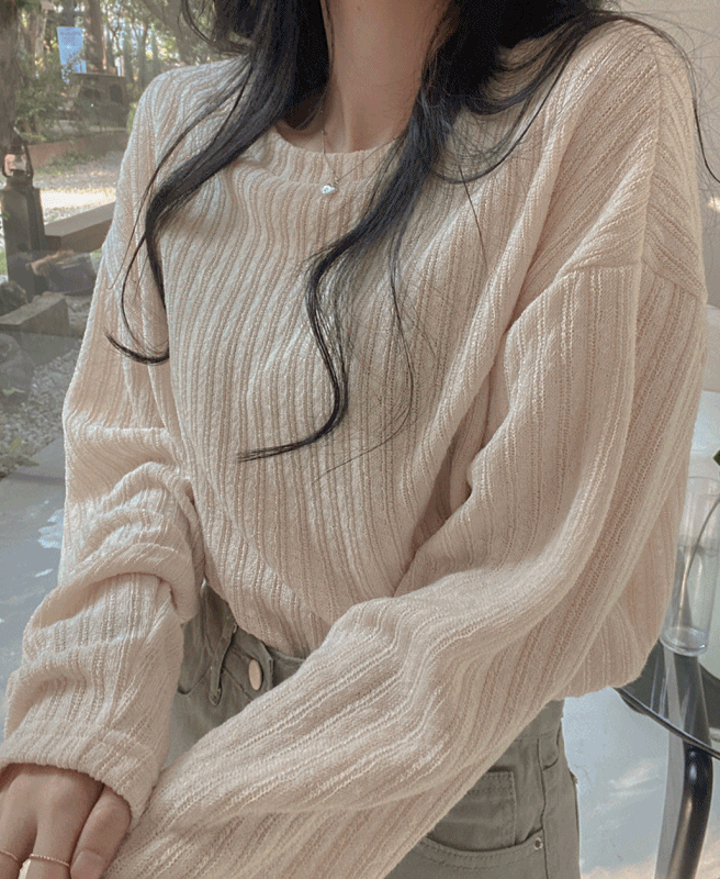 [단독진행] 골지 라운드 박스 티 (2type)