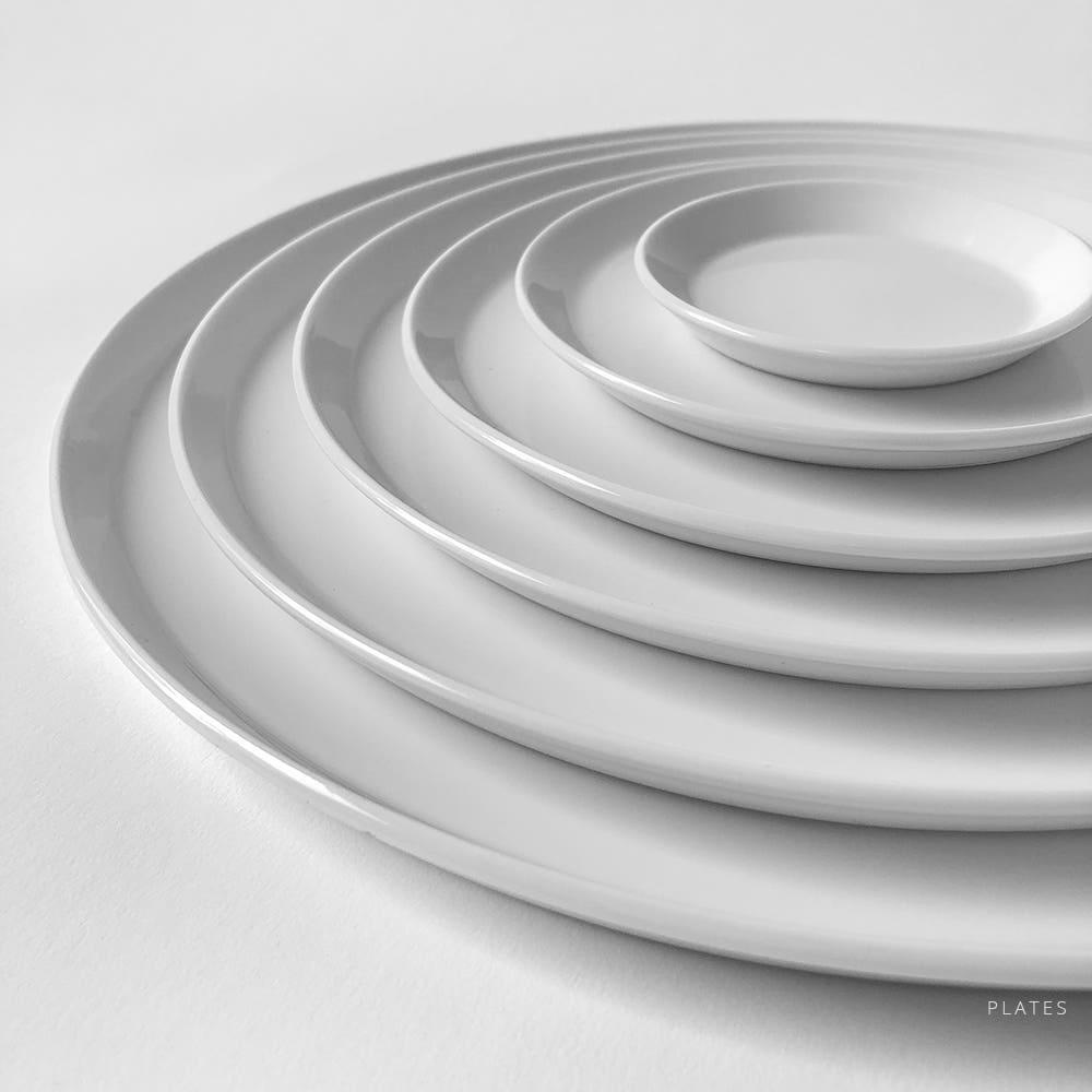 1616 아리타재팬 TY 라운드 플레이트 WHITE 수입그릇 일본그릇 원형 접시