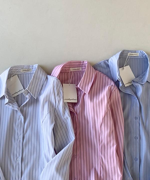 리얼코코 [단독][봄셔츠🌸/10만장돌파/made] 로셀 라인 셔츠