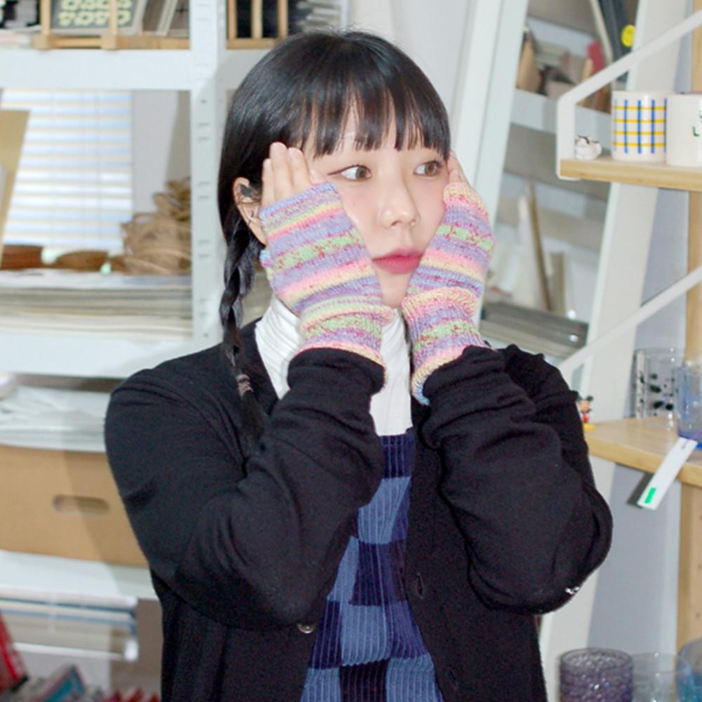 Multi Colored Handwarmer No.7