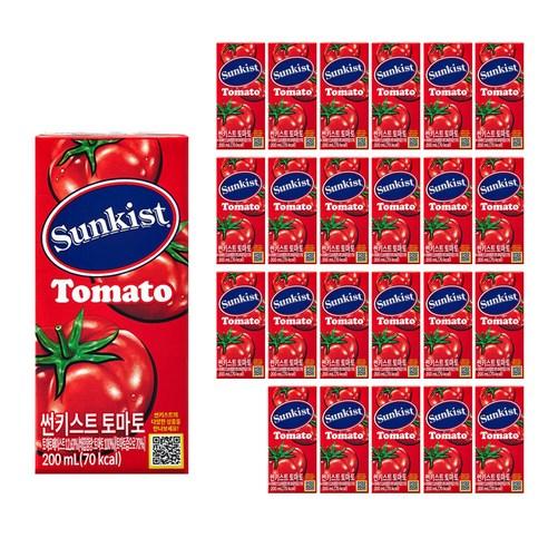 썬키스트 토마토 주스, 200ml, 24개 - 토마토주스 | 쿠팡