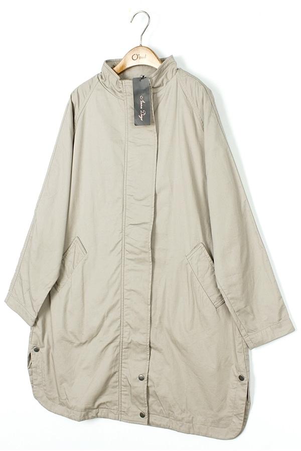 미사용품 ANNA DAYS 루즈핏 백 포인트 랍빠 롱 점퍼 WOMAN_L