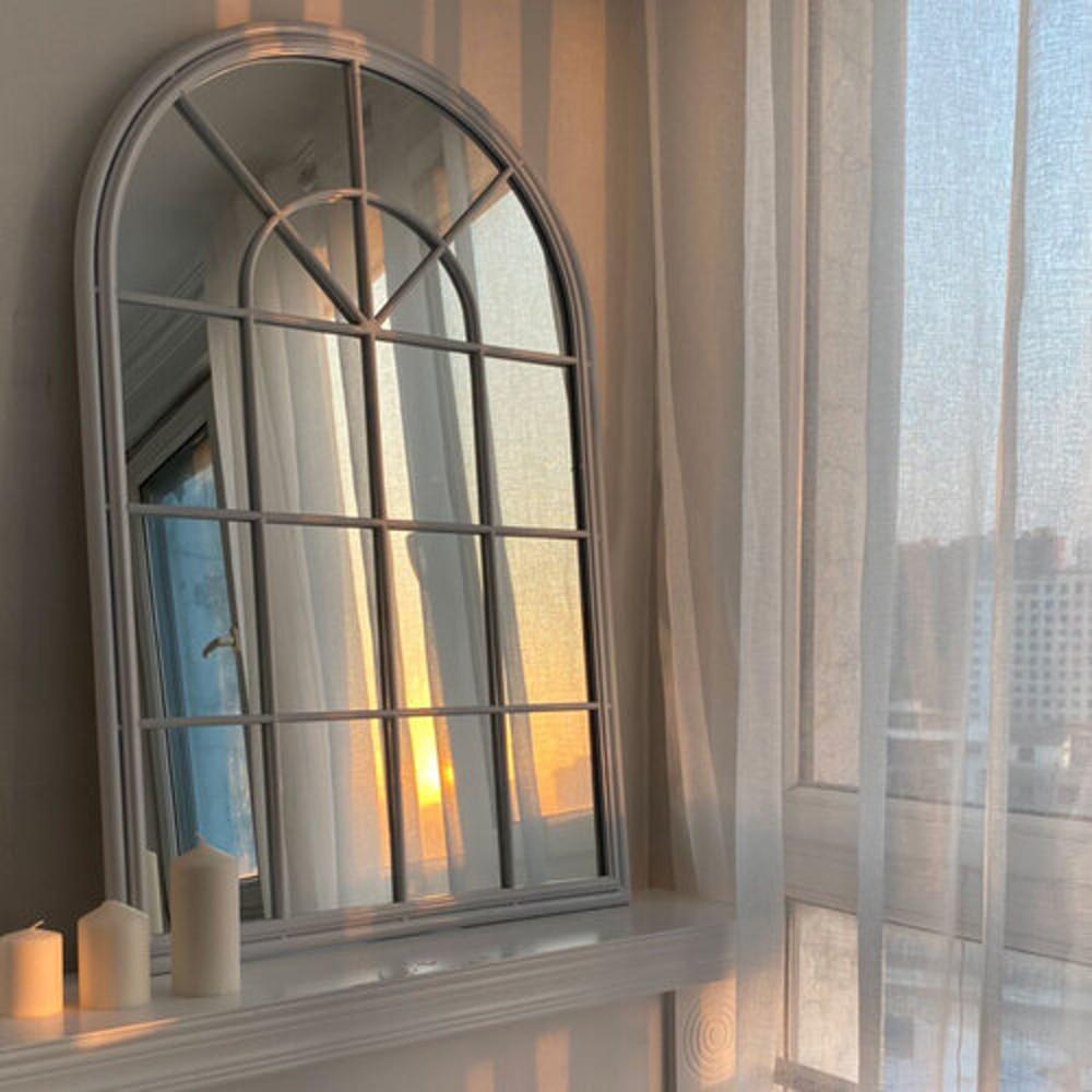 아치형 북유럽 앤틱 벽걸이 거울 카페 인테리어 협탁