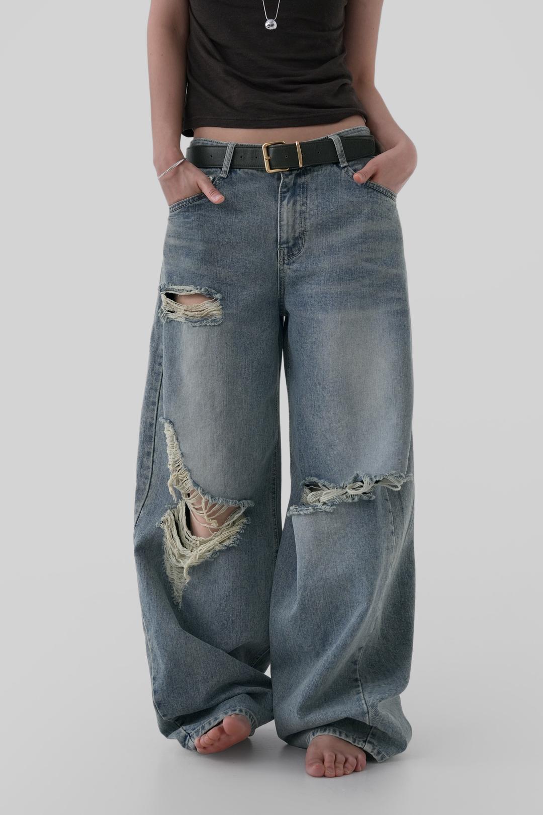 어텀 파인데미지데님