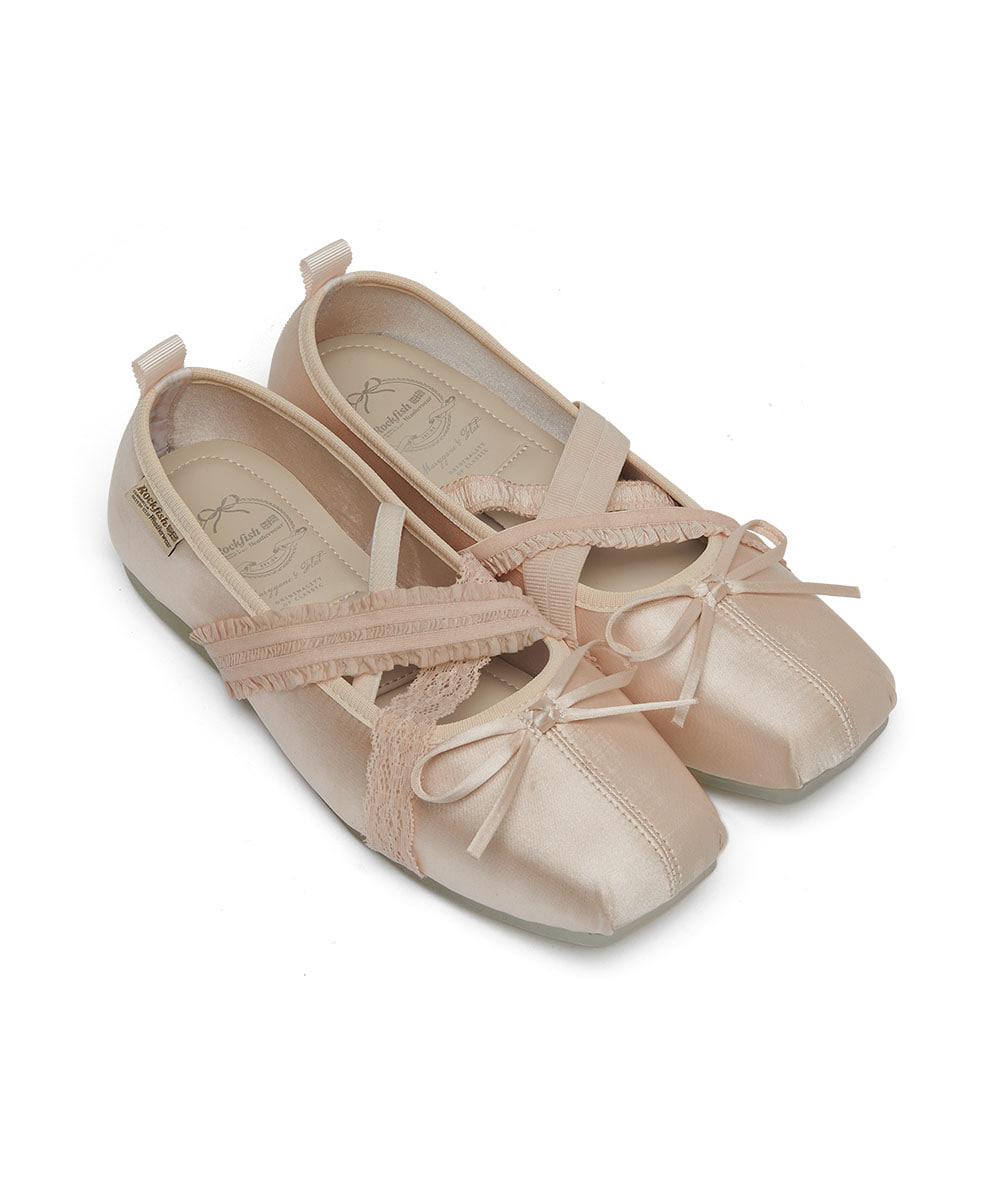 BANDING BALLET FLATS - PINK
