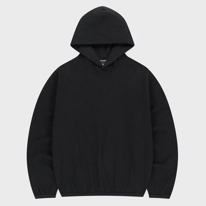 Aero Waffle Hoodie Black
