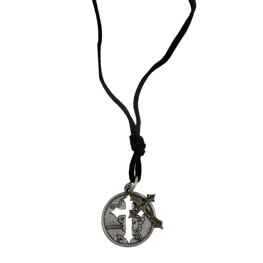 antique cross necklace
