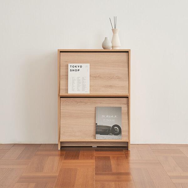 [모노폴리오] 헤이 매거진랙 2단 수납장 2colors